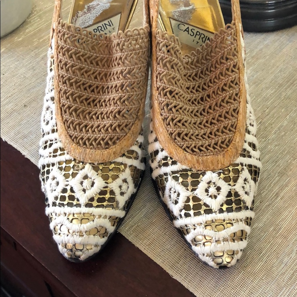 GORGEOUS CASPRINI ITALY SHOES SIZE 36 1/2 👠